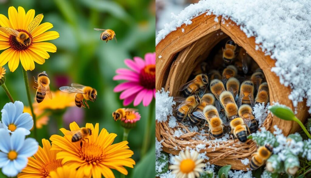 Sommerbienen und Winterbienen